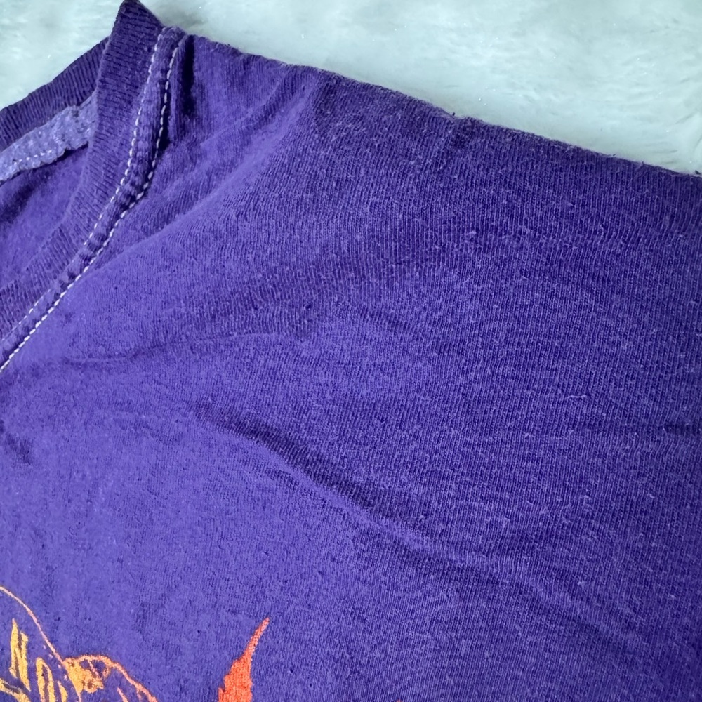 Bob Marley Purple Graphic Feel So High Unisex T-Shirt - Picture 6 of 9